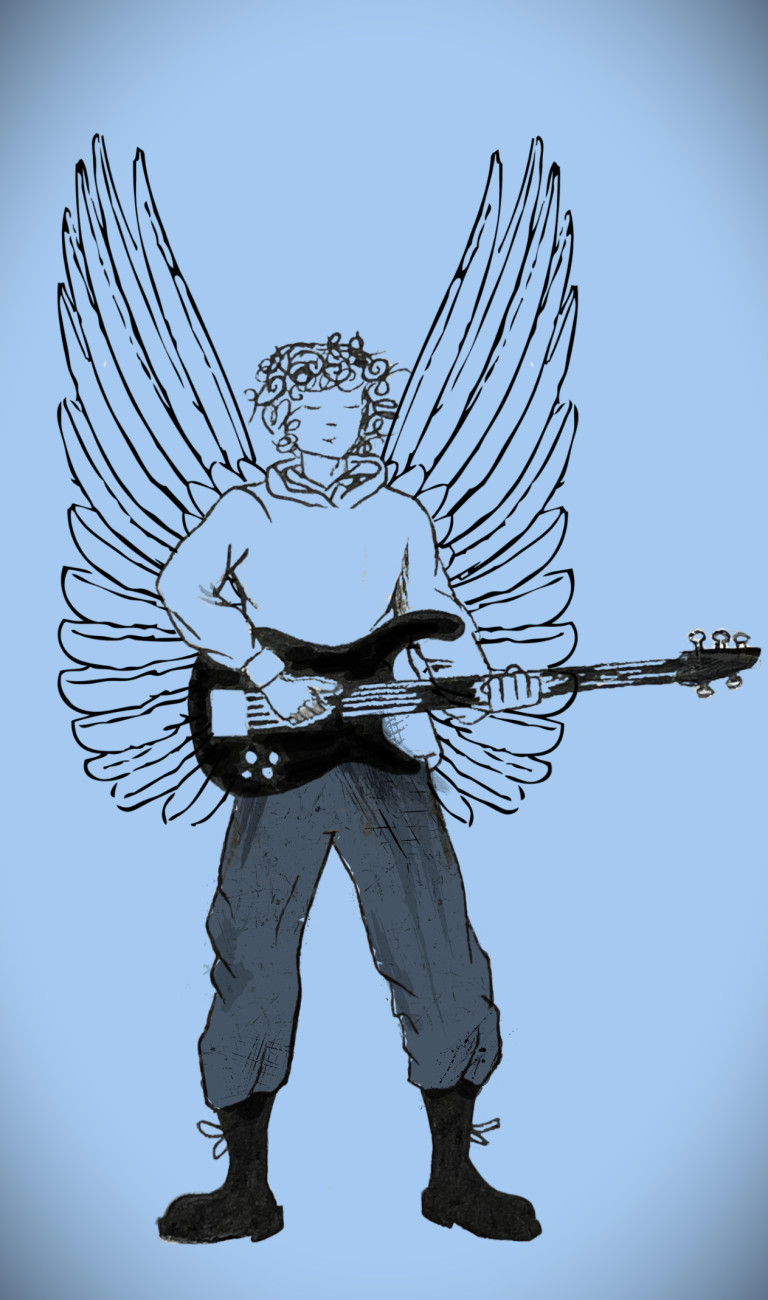 My Love’s w Wings Sketch Vignette My Love’s w Wings Sketch Vignette